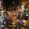 Heavy rain floods many areas in Hanoi