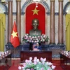State leader welcomes Chairwoman of Lao Presidential Office