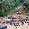 Efforts underway to rescue worker trapped inside Dien Bien hydropower tunnel