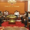 Lao Federation of Trade Unions delegation visits Ha Nam