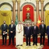 President receives new ambassadors of South Africa, Saudi Arabia, Belgium