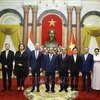 President hosts newly-accredited ambassadors