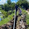 Households in saltwater affected Ca Mau to access to clean water