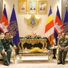 Vietnam, Cambodia enhance military relations