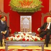 Party leader welcomes Cambodian Senate President