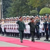 Lao Defence Minister welcomed in Hanoi