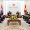 Defence Minister welcomes senior official of Cambodian Interior Ministry
