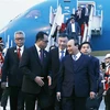 President arrives in Jakarta, begins State visit to Indonesia