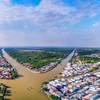 Efforts exerted to increase climate change adaptability of Mekong Delta urban systems