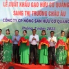 First batch of Quang Tri organic rice exported to EU
