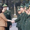 Acting President works with Vietnam Academy of Border Defence Force
