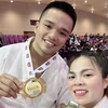 Jujitsu team arrives home with five golds from Asian championship