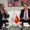 NA Vice Chairman meets with IPU President, Lao counterpart in Bahrain