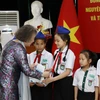 Scholarships given to disadvantaged overseas Vietnamese students in Laos