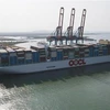 Ba Ria-Vung Tau’s deep-sea port receives biggest-ever container ship