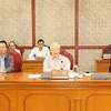 Party chief chairs meeting of Politburo, Secretariat