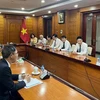 Hanoi delegation on Lao visit