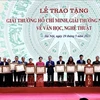 Winners of Ho Chi Minh Awards, State Awards for Literature and Arts honoured