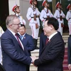 Top legislator of Vietnam meets with visiting Australian PM