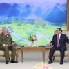 PM Pham Minh Chinh welcomes Cuban Minister of Revolutionary Armed Forces
