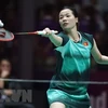 Vietnamese badminton player beat the world’s 13th ranked opponent
