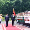 PM Pham Minh Chinh hosts welcome ceremony for Malaysian counterpart