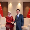 Greetings sent to Singapore on anniversaries of relations