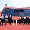 First freight train on Shijiazhuang – Yen Vien railway route welcomed