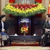 President Vo Van Thuong welcomes Chief Justice of Lao supreme court