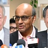 Three candidates run for Singaporean president