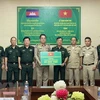  Vietnamese, Cambodian border guards forces coordinate in border management