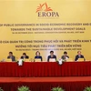 EROPA conference considers public governance toward recovery, development