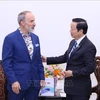 Deputy PM Tran Hong Ha receive US Prof. David Rogers