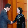 Party official hosts former Special Ambassador for Vietnam-Japan