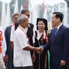President hosts top citizens from ethnic minority groups