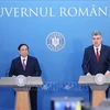 Vietnamese, Romanian PMs inform outcomes of talks at press conference