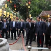 Presidents of Vietnam, Philippines tour Thang Long Imperial Citadel