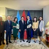 Vietnamese, Lao, Cambodian delegations at UN headquarters strengthen ties