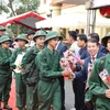 Ceremonies held nationwide to see young people off to military service