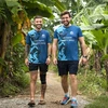 Two expats complete 2,000-km walk to raise funds for Vietnamese underprivileged children