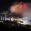 Fireworks light up HCM City skies on reunification day 