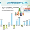 CPI increases by 0.59%