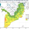 Saltwater intrusion in Mekong Delta projected to increase