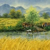 Paintings depict beauty of life