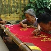 Visit Quat Dong traditional embroidery village