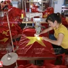 Flag-making village in Hanoi