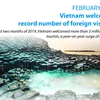 Vietnam welcomes record number of foreign visitors