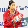 Nadadora vietnamita Anh Vien (Fuentes: VNA) 