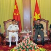 Ministro de defensa recibe a alto oficial de ejército chino