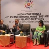 Efectuarán Conferencia de Ministros de Economía de la ASEAN